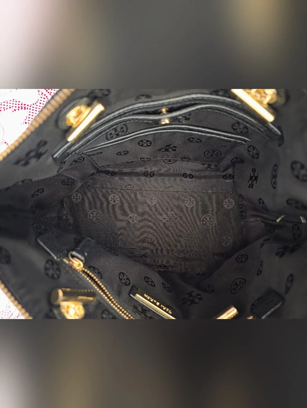 Tory Burch Handbag With Long Handle Small Tote Bag